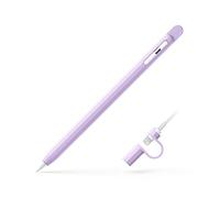UPPERCASE Designs NimbleSleeve1 - Custodia protettiva in silicone per Apple Pencil 1 premio per iPad Apple Pencil solo 1a generazione (Lavanda)