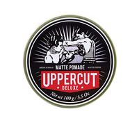 Uppercut Deluxe Matte Pomade Medium Hold No Shine 100g | Water Based Matte Hair Styling Product for Medium Hold with No Shine. Easy to Wash Out with No Residue. For All Hair Types.