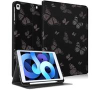 Uppuppy Custodia per iPad 9a/8a/7a generazione da 10,2 pollici ragazze carine donne farfalla Folio Smart Cover portamatite Girly Pretty Teens estetica Kawaii custodie per Apple iPad 7/8/9 Gen A2602