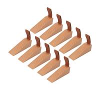 UPQRSG 10 fermaporta in legno, pratici fermaporta con superfici lisce, comodi fermaporta fatti a mano, per uffici, scuole, case