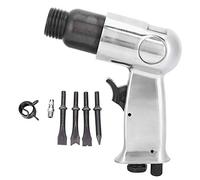 UPQRSG Kit Martello Pneumatico, Pistola Martello Pneumatico AF 150 con Scalpelli 4 Pezzi, Utensile Pneumatico Portatile Durevole 4500 Giri/Min, Scalpello Pneumatico per Spalare e Tagliare