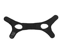 UPQRSG Sottogola Antirussamento, Sottogola per Russare, Cinturino Traspirante in Rete Unisex per Smettere di Russare, Fasciatura per Cintura di Sostegno Della Mascella(Nero)