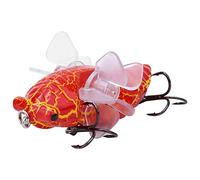 UPQRSG Topwater Y238-2 - Esche per spigole dure, a forma di cicala, esca bionica da pesca con rotazione rotante, elica ad amo acuto, per acqua dolce e salata, 7,5 cm