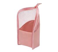 Upright Makeup Brush Bag - Waterproof Standing Cosmetic Organizer, Large Capacity Travel Makeup Storage Case Portable Holder | for Eyebrow Pencil Lipstick Jewelry Toiletries Home Office Outdoor Campin