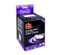 Uprint LC3219XL Cartucce compatibili con Brother LC3219XL Nero e Colore