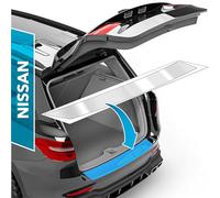 uProtect Pellicola Protettiva per Bordo di Carico Set completo per Nissan Qashqai 2 (II) J11 I 2017-2021 - Protezione Paraurti, antigraffio, per vernice - Trasparente Lucido