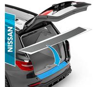 uProtect Pellicola Protettiva per Bordo di Carico Set completo per Nissan Qashqai 2 (II) J11 I 2017-2021 - Protezione Paraurti, antigraffio, per vernice - Filo A Carbone