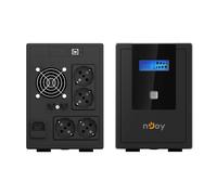 UPS 2000 VA Gruppo di Continuità doppia batteria 12 V 9 A con display LAN USB
