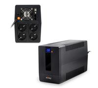 UPS 2000VA 1200W Gruppo continuità per Videosorveglianza PC Pellet LCD 4 Schuko