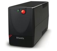 Atlantis Gruppo di Continuità UPS X1000 Line Interactive 750VA/375W | Stabilizzatore di tensione AVR a 3 stadi, Onda pseudosinusoidale, 2 prese Schuko, cod. A03-X1000