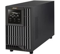 Infosec UPS Gruppo di Continuità E4 VALUE 2000VA On Line Display LED Doppia Conv Nero Prese IEC