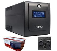 UPS GRUPPO DI CONTINUITA' MYKA MK-800 DA 1500VA LCD 800W 4 x SCHUKO, 1x IEC13, RJ11 LINE-INTERACTIVE