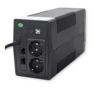 UPS interattivo di linea Qoltec | Monolith | 850 VA | 480 W | LCD | USB | RJ45