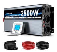 UPS Inverter 12v 220v Onda Pura 2500W Con Caricatore 30A, Circuito Di Priorità,Telecomando Con LCD,Inverter Per Alimentazione Ininterrotta,Acquario