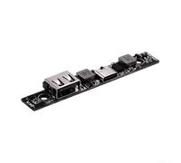 UPS per batteria Scheda di backup per telecamere di rete - Modulo di alimentazione con interruttore automatico con porta di ricarica USB per funzionamento continuo durante interruzioni 7,3 x 1 x 1,2