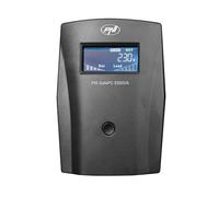 UPS PNI SafePC E650VA, potenza 390 W, 1,8 A, uscita 2 x 230 V, schermo LCD