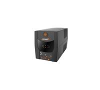 Infosec 661109 Gruppo di continuità ups X1+ 2200VA 4 Prese FR/SCHUKO con USB Line Interactive Nero