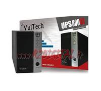 UPS VULTECH 800VA LED GRUPPO DI CONTINUITA CONTROLLO BATTERIA COMPUTER MONITOR