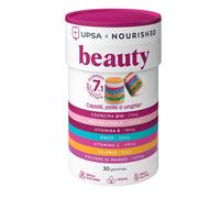 Upsa X Nourished Beauty Integratore Capelli, Pelle E Unghie 30 Gummies