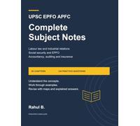 UPSC EPFO APFC: Complete Subject Notes: Labour law and industrial relations; Social security and EPFO;Accountancy, auditing and insurance
