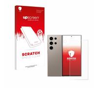 upscreen Pellicola Protettiva per Samsung Galaxy S24 Ultra (case-friendly) (Fronte+Fotocamera) Protezione Proteggi - Trasparente, Anti-Impronte