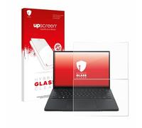 upscreen Pellicola Vetro per ASUS ZenBook Duo OLED 2024 UX8406 | Chiara Protezione Schermo Made in Germany 9H Durezza Hybrid Glass Antigraffio Trasparente