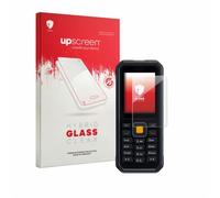 upscreen Pellicola Vetro per JCB Tradesman 4 | Chiara Protezione Schermo Made in Germany 9H Durezza Hybrid Glass Antigraffio Trasparente