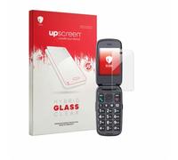upscreen Pellicola Vetro per Panasonic KX-TU550 | Chiara Protezione Schermo Made in Germany 9H Durezza Hybrid Glass Antigraffio Trasparente