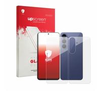 upscreen Pellicola Vetro per Samsung Galaxy S26 FE | (Fronte+Retro) Chiara Protezione Schermo Made in Germany 9H Durezza Hybrid Glass Antigraffio Trasparente