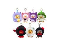 Upset Duck Peluche Collezionabile Blind Box - Paperella Iconica - Serie Colorful Player, Crazy Circus e Be Rainbow - Idea Regalo Originale per Collezionisti + Spazzola In Omaggio (Colorful Player)