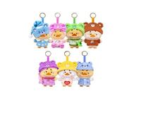 Upset Duck Peluche Collezionabile Blind Box - Paperella Iconica - Serie Colorful Player, Crazy Circus e Be Rainbow - Idea Regalo Originale per Collezionisti + Spazzola In Omaggio (Be Rainbow)