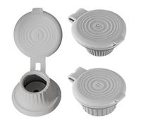 Upside Down Bottle Cap, 3x Inverted Dispenser Lid, 5.08x6.42 Inches No Waste Cap Shampoo Lotion, Leak Proof Bottle Stand for Easy Dispensing of Liquids and Gels