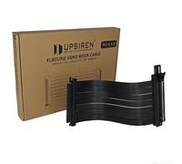UPSIREN Cavo riser PCIE 5.0 x16, 20 cm, 128 GB/s, bidirezionale, 64 GB/s per corsia, schermatura ad immersione oro e anti-EMI per perdite zero, supporto verticale per GPU per RTX 4090/5090/RX 7900XT