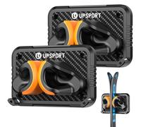 UPSPORT 2 pezzi Snowboard Wall Mount, Portaoggetti per Sci, Portasci per Garage, Porta Snowboard a Parete, Adatto a Qualsiasi Sci, Portasci per Casa e Garage