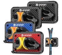 UPSPORT 4 pezzi Snowboard Wall Mount, Portaoggetti per Sci, Portasci per Garage, Porta Snowboard a Parete, Adatto a Qualsiasi Sci, Portasci per Casa e Garage