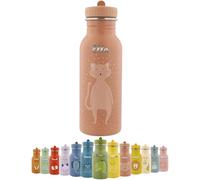 upstitch studio Borraccia personalizzata per bambini, Trixie bottiglia personalizzata con nome (350 ml 500 ml) in acciaio inox senza BPA, a prova di perdite, antiruggine