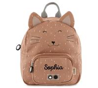Upstitch Studio Trixie: Zaino e Borraccia per Bambini, per l'Asilo e Chitarra, Personalizzato con Nome, Gatto, Rucksack Small