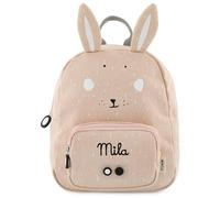 Upstitch Studio Trixie: Zaino e Borraccia per Bambini, per l'Asilo e Chitarra, Personalizzato con Nome Singolo o Come Set, Coniglio, Rucksack Small