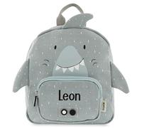 Upstitch Studio Trixie, Zaino e Borraccia per Bambini, per l'Asilo e Chitarra, Personalizzato con Nome Singolo o Come Set, Squalo, Rucksack Small