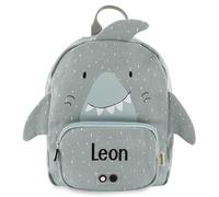 Upstitch Studio Trixie: Zaino e Borraccia per Bambini, Personalizzato con Nome Singolo o Come Set, per l'Asilo e Chitarra, Squalo, Rucksack BIG