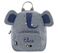 Upstitch Studio Trixie: Zaino e Borraccia per Bambini, Personalizzato per l'Asilo e Chitarra, Set con Nome Singolo, Elefante, Rucksack Small