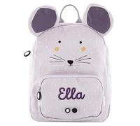 upstitch studio Trixie, zaino e borraccia per bambini, zaino per l'asilo, zaino per chitarra e borraccia per bambini, personalizzato con nome singolo o come set, mouse, Rucksack BIG