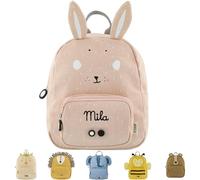 upstitch studio Trixie Zaino per bambini con nome personalizzato ricamato, coniglio, Rucksack GROß/BIG