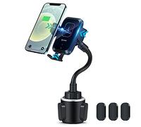 Upstone, supporto per telefono senza fili per auto, con sensore automatico a infrarossi, 10 W, Qi veloce, universale, regolabile, per telefono cellulare (include la staffa per presa d'aria)