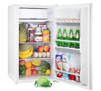 Upstreman 91L Frigorifero Piccolo Con Vano di Raffreddamento Rapido, Silenzioso, Termostato Regolabile, Scomparto per Verdure, Mini Frigo da Camera, Dormitorio, Ufficio,Bianco -BR321