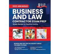 Upstryve Inc 2023 Arkansas Business and Law Contractor Exam Prep (Tascabile)