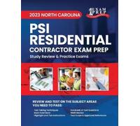 Upstryve Inc 2023 North Carolina PSI Residential Contractor Exam Pre (Tascabile)