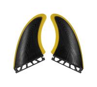 UPSURF Future Keel Fins Tavola da Surf Pinne Trasparente Giallo/Nero Vetroresina MR Twin Fins Surf Quilhas Single Tabs Twin Keel