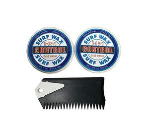 UPSURF Tavola da Surf Set di Cera Pinna Wax Tavola da Surf con Pettine a Cera (Cold 2-Pack)