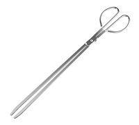 UPTALY Pinza a forbice extra lunga da 60 cm, clip per immondizia in acciaio inossidabile con manico lungo, raccoglitore di rifiuti di grandi dimensioni, morsetto per legna da ardere per addensare